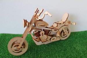 画像1: 白樺模型　バイク