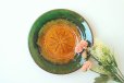 画像1: ラトガレ陶器の飾り皿　緑系 (1)